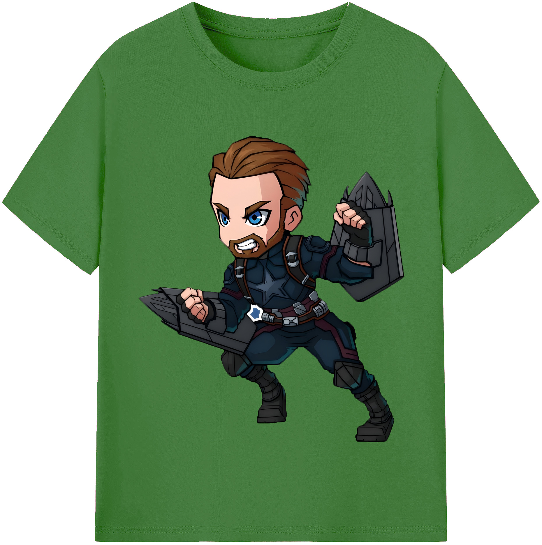 （画像用） アベンジャーズ The Avengers レディースカジュアルプリントTシャツ（綿100％）